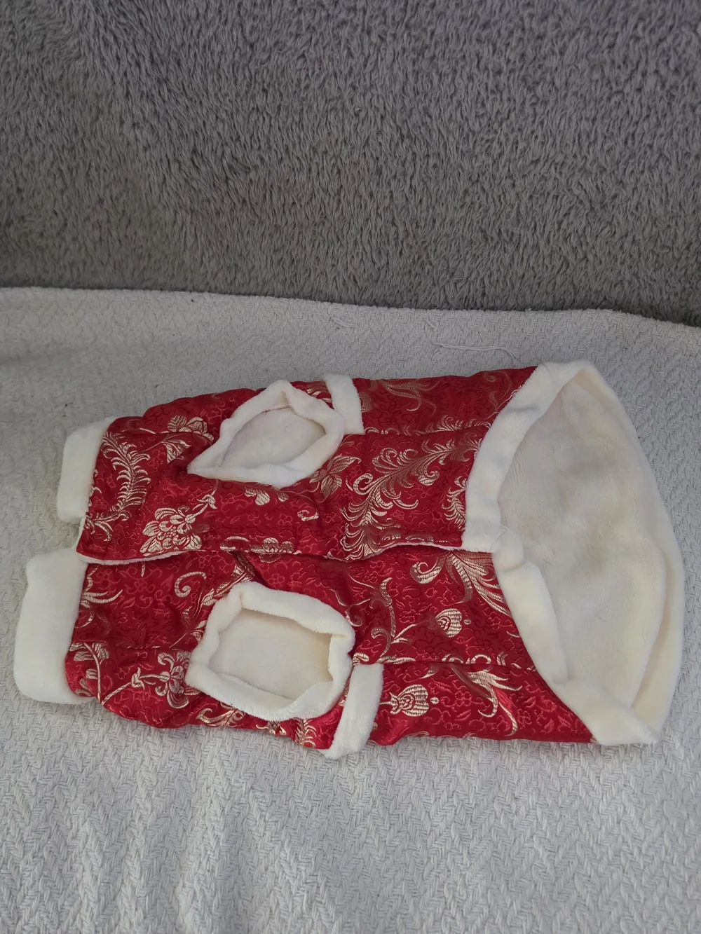 New Year Cat Knot Buttons Coat Dogs Cheongsam Winter Pet Clothes Vest